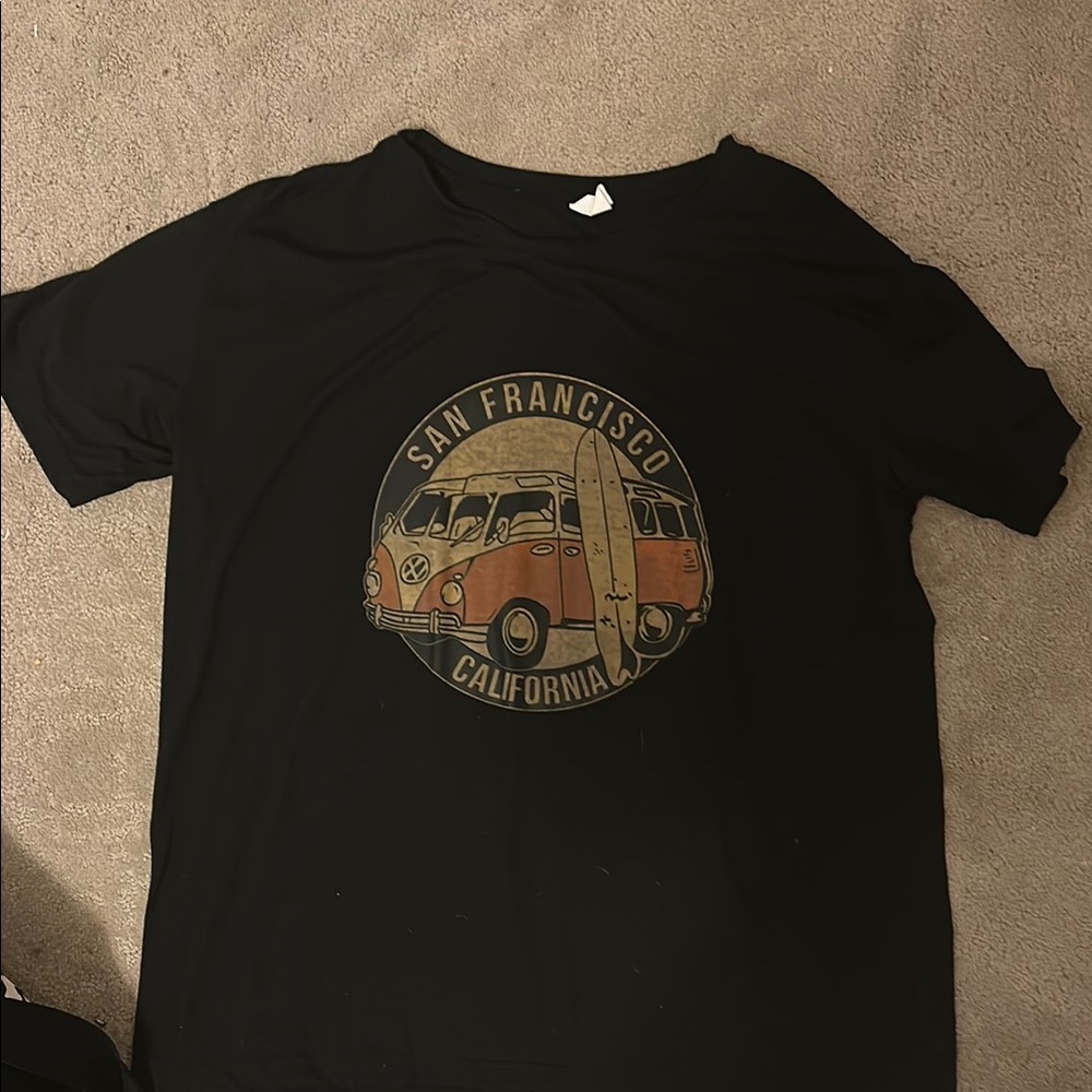 Black San Francisco Graphic T-Shirt